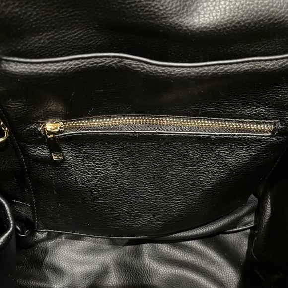 Fawn Design black leather diaper bag retails for $170 - Picture 4 of 6